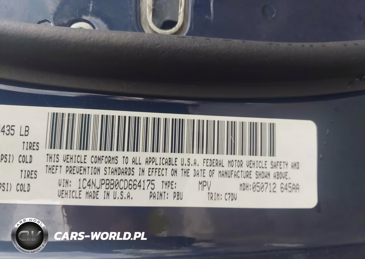 2012 Jeep Patriot Sport VIN:1C4NJPBB0CD664175 - 9