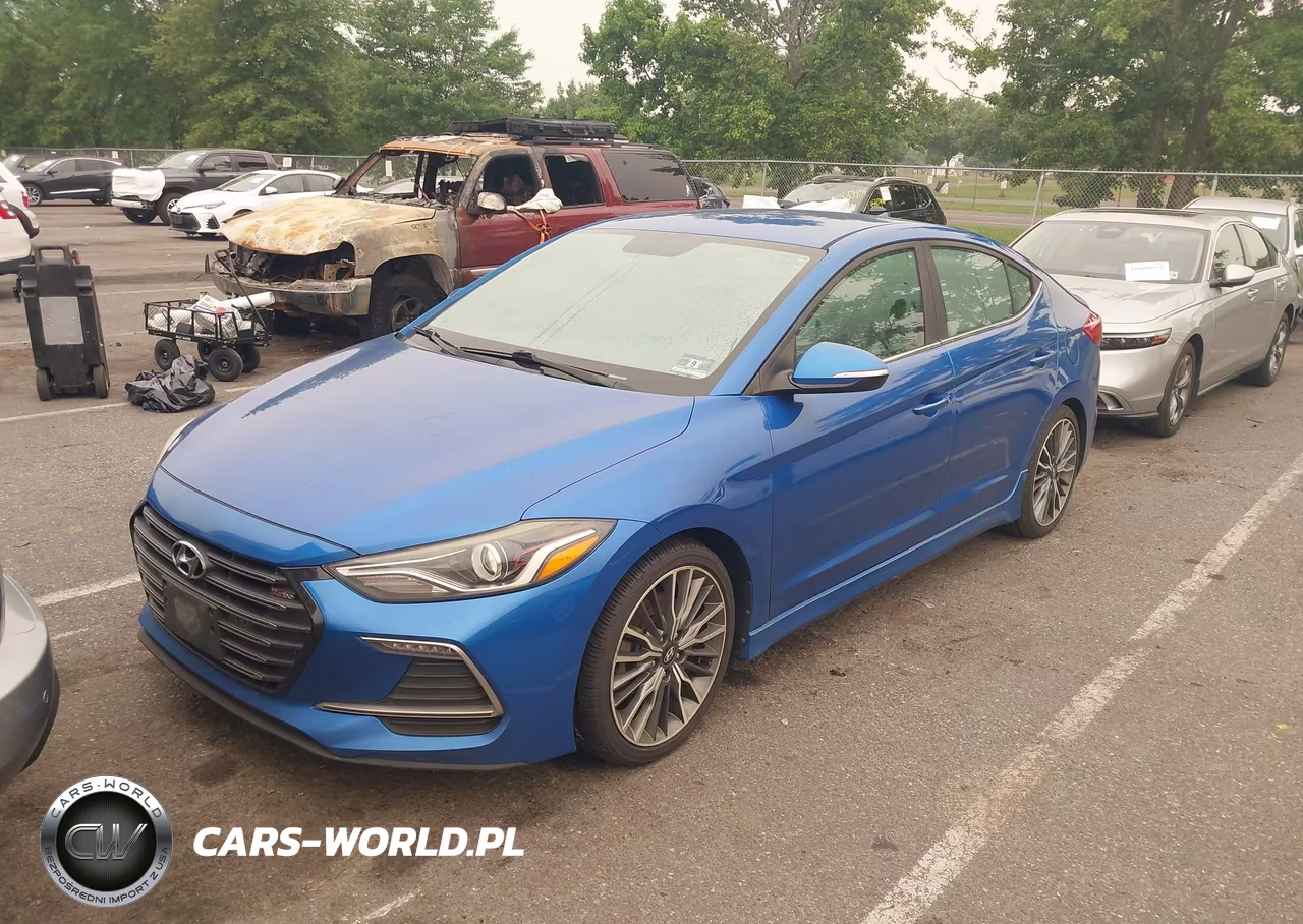 2017 Hyundai Elantra Sport VIN:KMHD04LB6HU349203 - 2