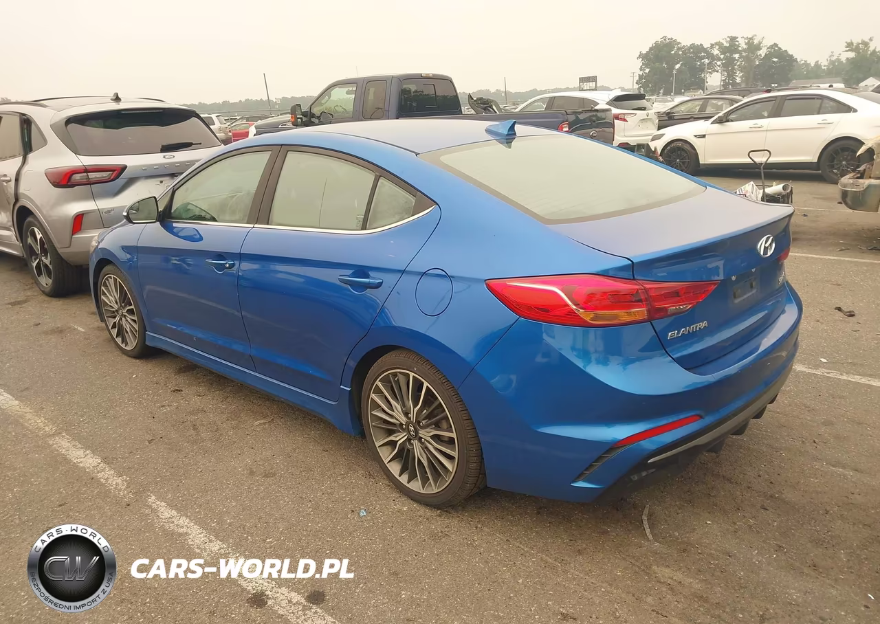 2017 Hyundai Elantra Sport VIN:KMHD04LB6HU349203 - 3