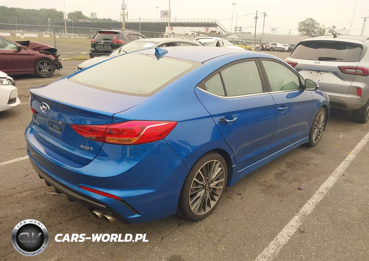 2017 Hyundai Elantra Sport VIN:KMHD04LB6HU349203 - 4