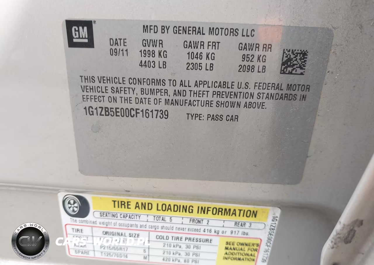 2012 Chevrolet Malibu Ls VIN:1G1ZB5E00CF161739 - 9