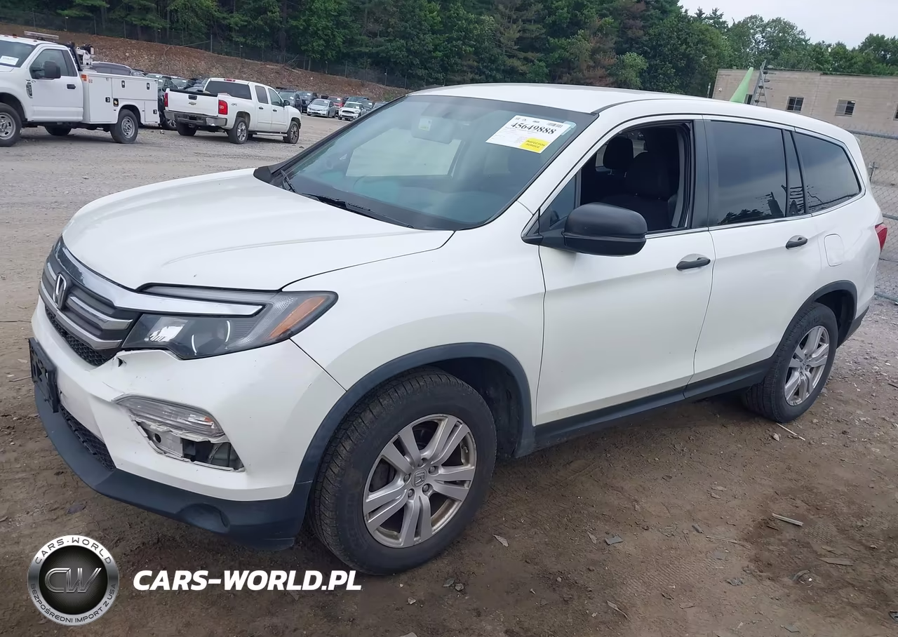 2018 Honda Pilot Lx VIN:5FNYF6H14JB051926 - 2