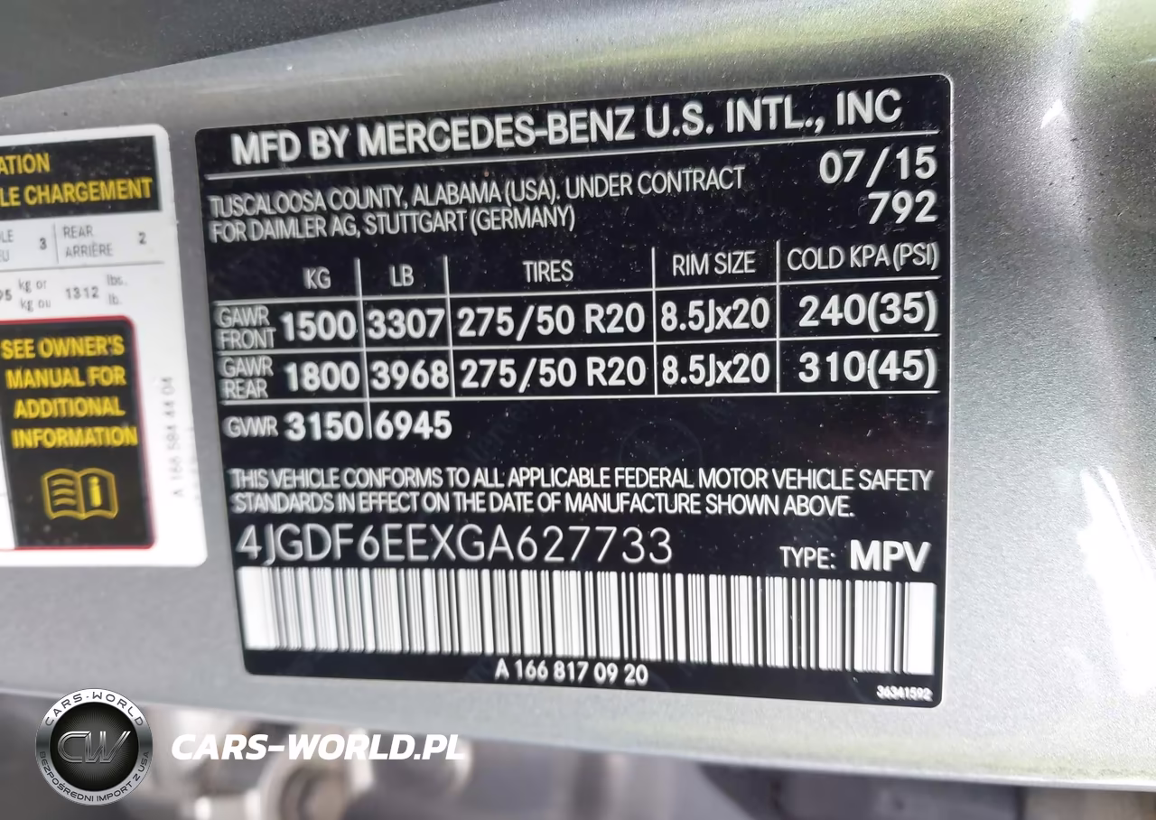 2016 Mercedes-Benz Gl 450 4Matic VIN:4JGDF6EEXGA627733 - 9
