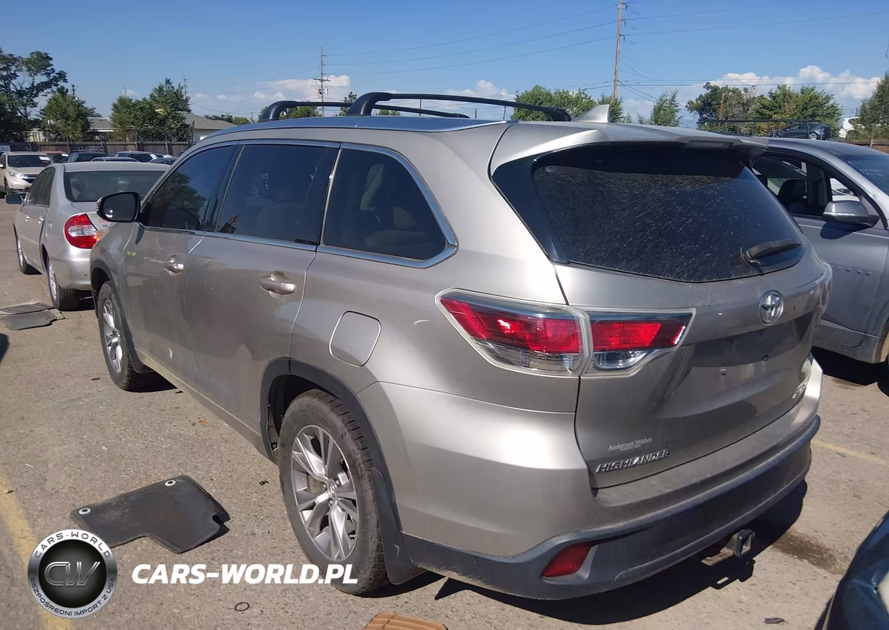 2015 Toyota Highlander Xle V6 VIN:5TDJKRFH2FS198960 - 3
