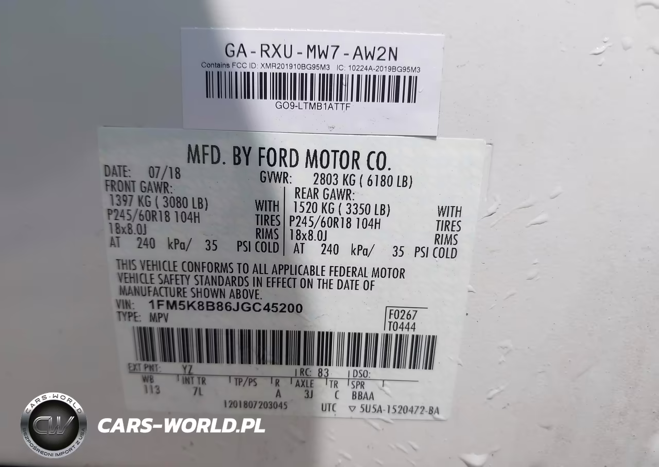 2018 Ford Explorer VIN:1FM5K8B86JGC45200 - 9