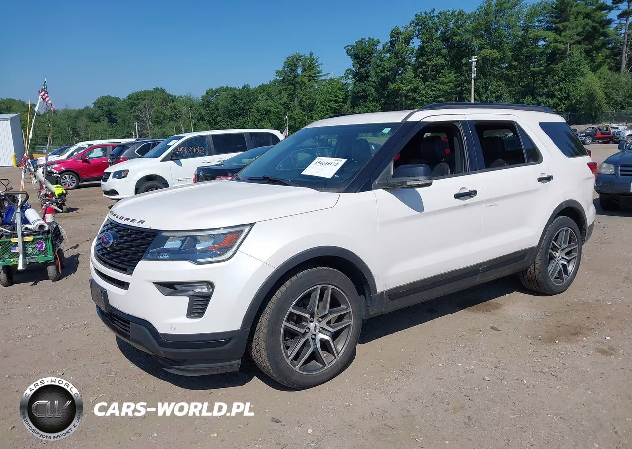 2018 Ford Explorer Sport VIN:1FM5K8GTXJGB01596 - 2