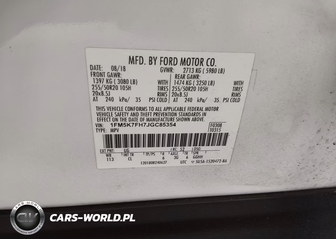 2018 Ford Explorer Limited VIN:1FM5K7FH7JGC85354 - 9