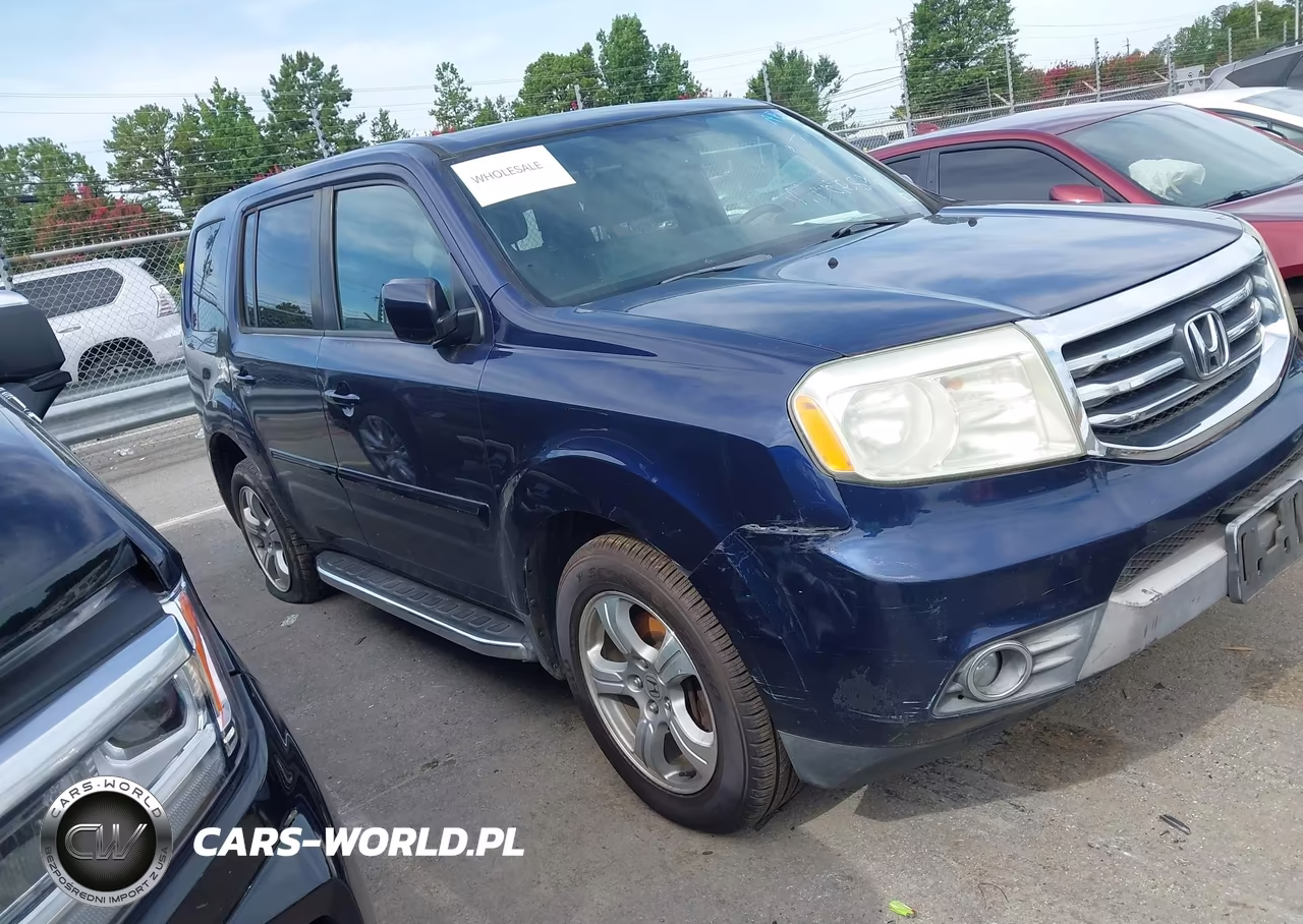 2013 Honda Pilot Ex-L VIN:5FNYF3H51DB006707 - 1