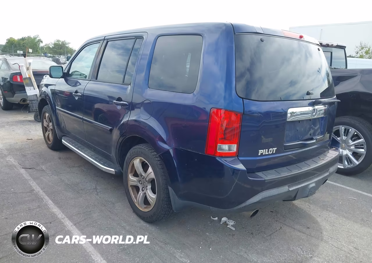 2013 Honda Pilot Ex-L VIN:5FNYF3H51DB006707 - 3