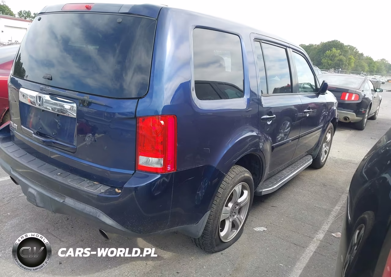 2013 Honda Pilot Ex-L VIN:5FNYF3H51DB006707 - 4
