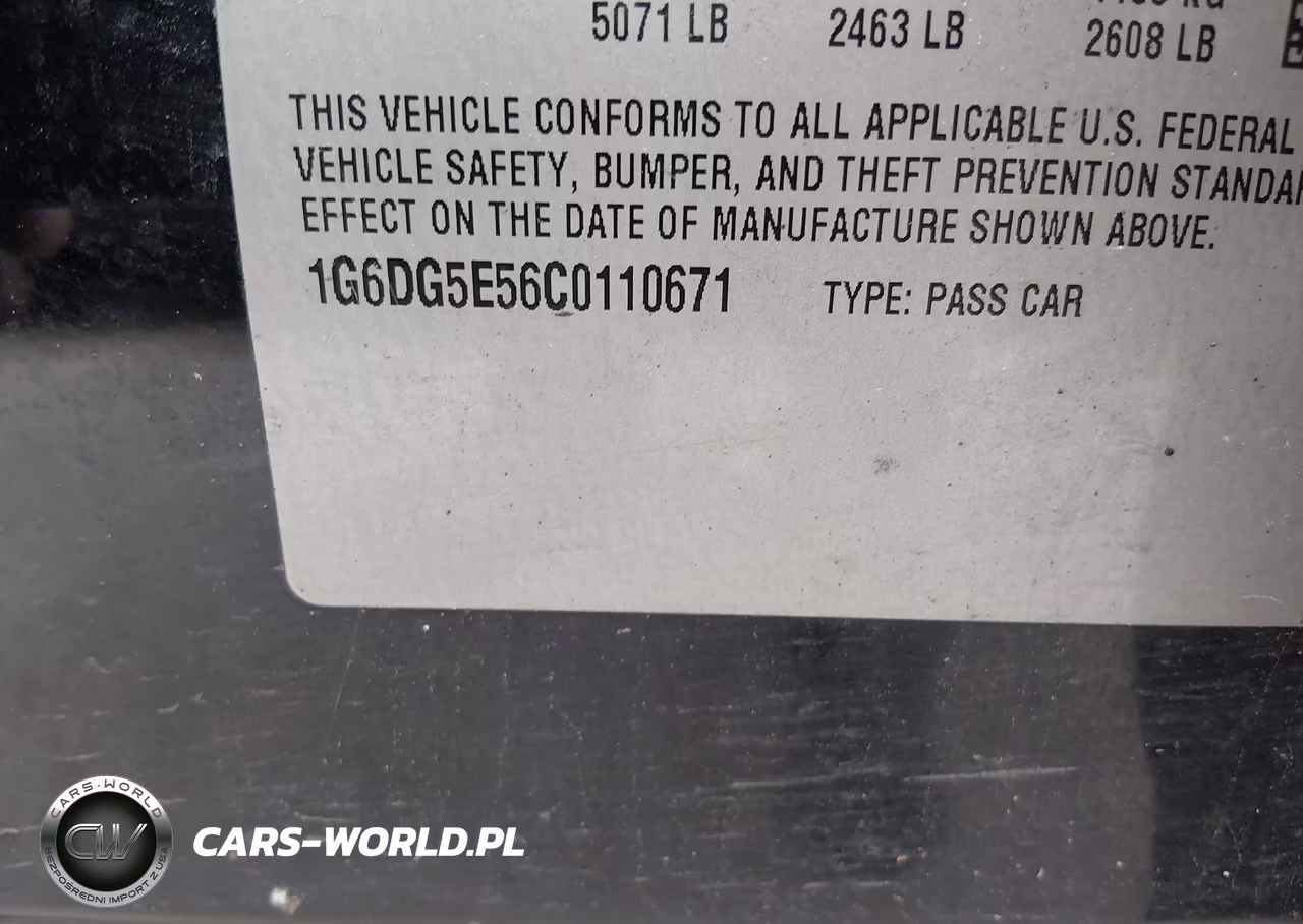2012 Cadillac Cts Luxury VIN:1G6DG5E56C0110671 - 9