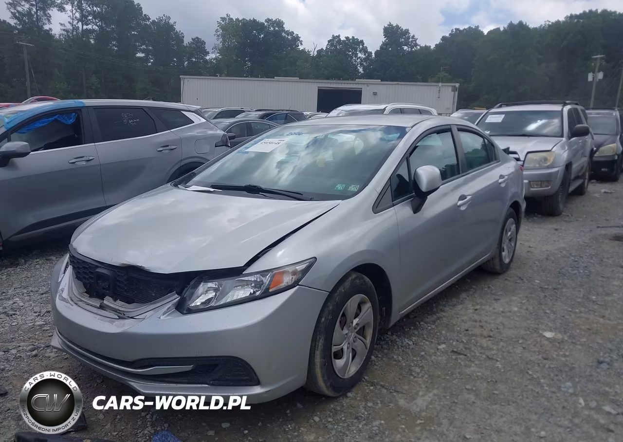 2013 Honda Civic Lx VIN:2HGFB2F5XDH593100 - 2