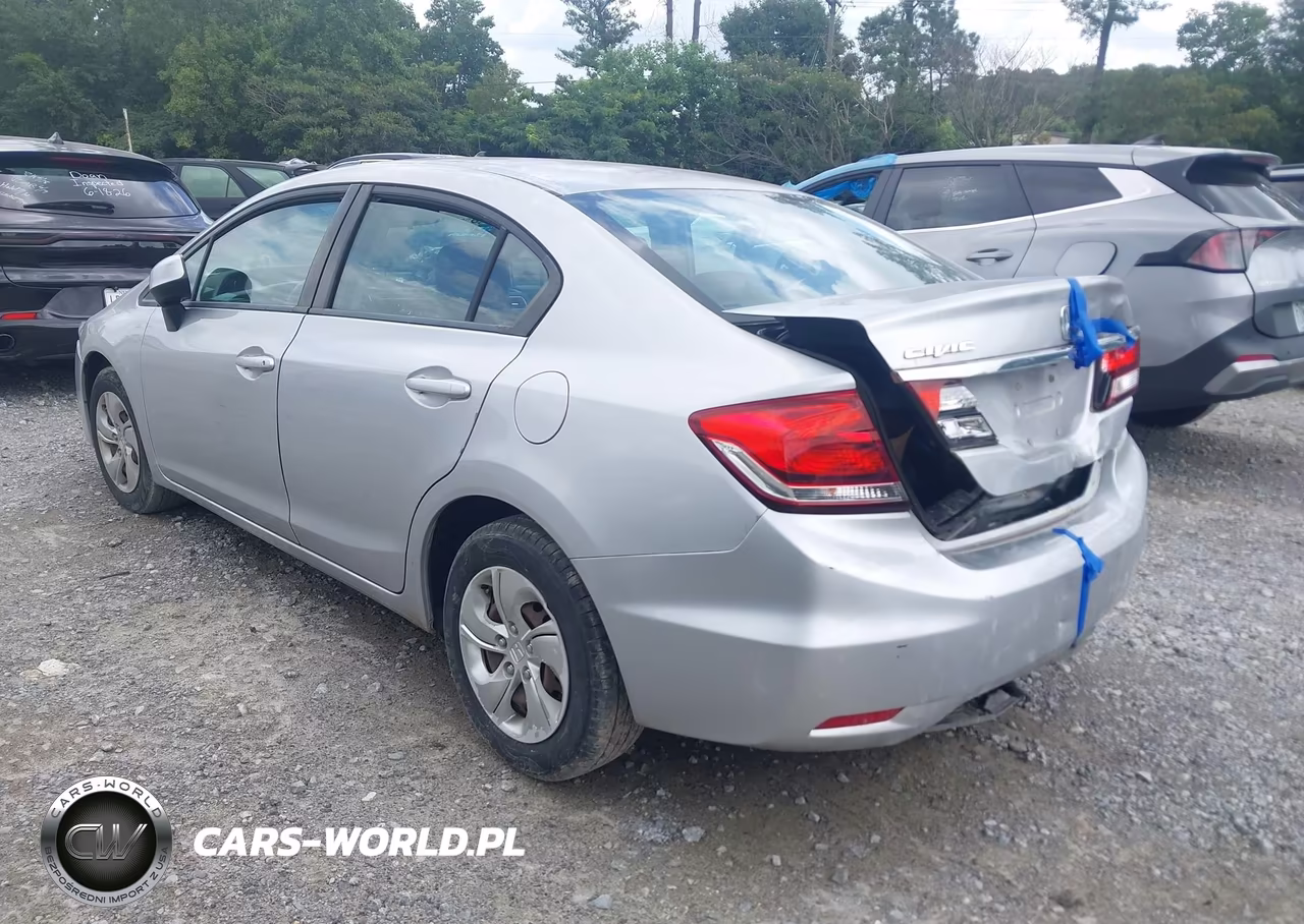 2013 Honda Civic Lx VIN:2HGFB2F5XDH593100 - 3