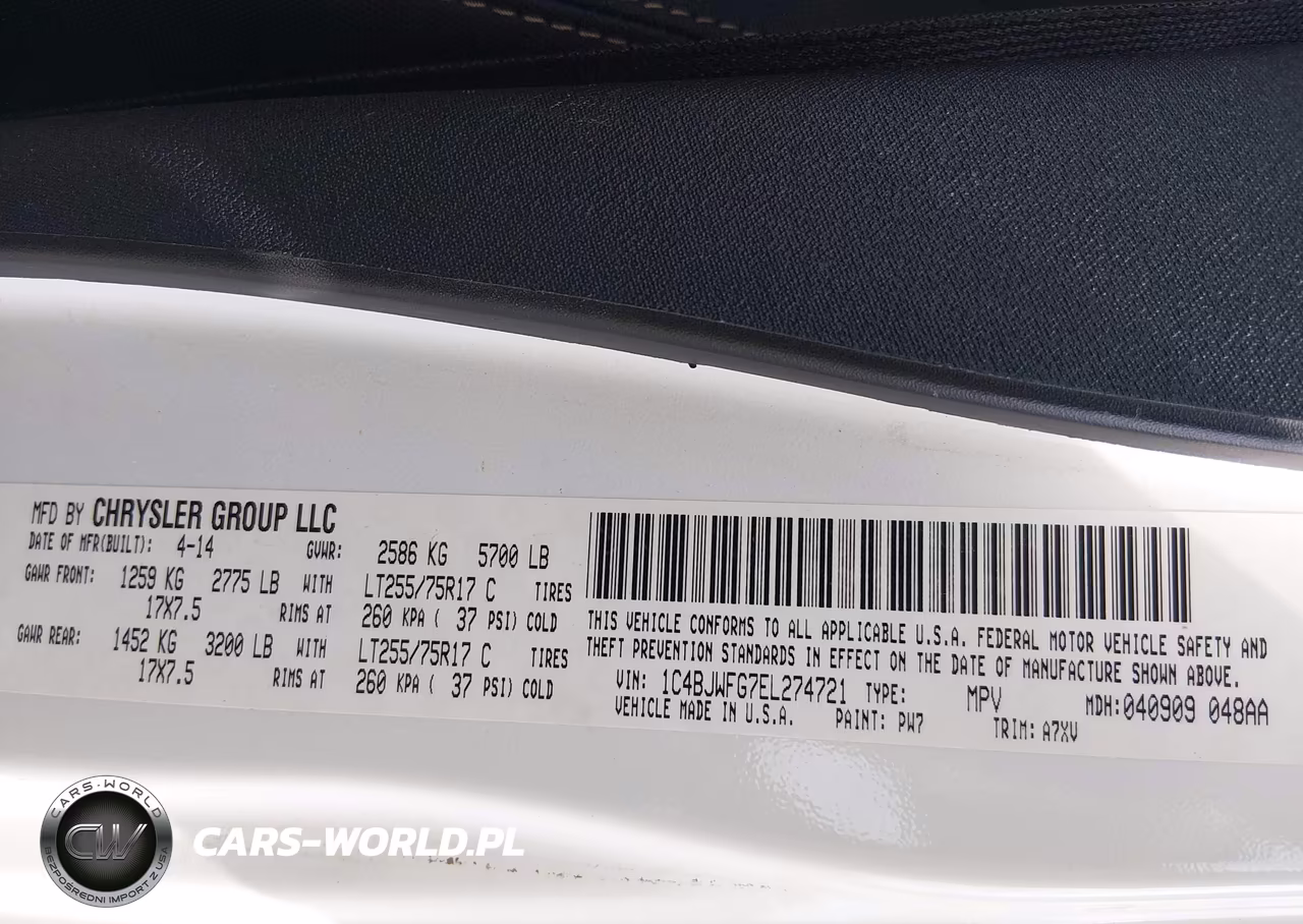 2014 Jeep Wrangler Unlimited Rubicon VIN:1C4BJWFG7EL274721 - 9