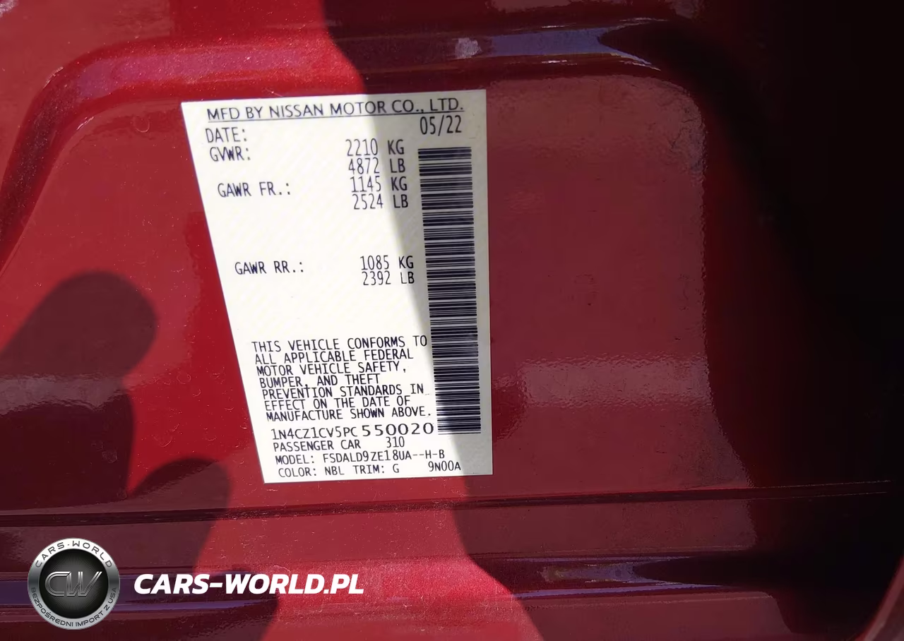 2023 Nissan Leaf Sv Plus 60 Kwh VIN:1N4CZ1CV5PC550020 - 9
