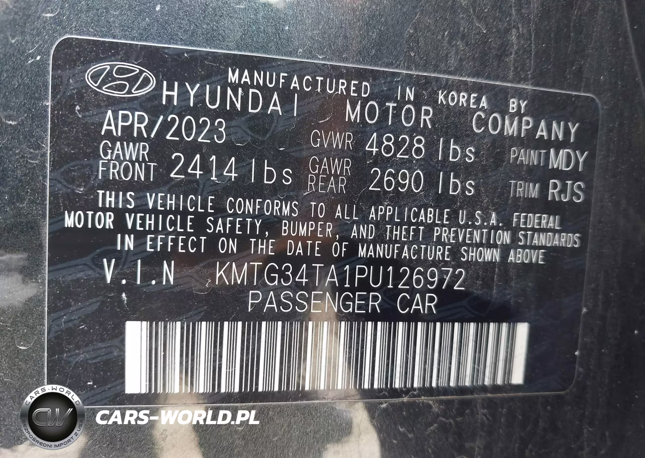 2023 Genesis G70 2.0T Awd VIN:KMTG34TA1PU126972 - 9