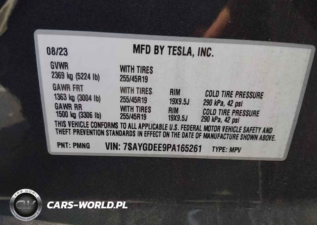 2023 Tesla Model Y Awd-Long Range Dual Motor All-Wheel Drive VIN:7SAYGDEE9PA165261 - 9