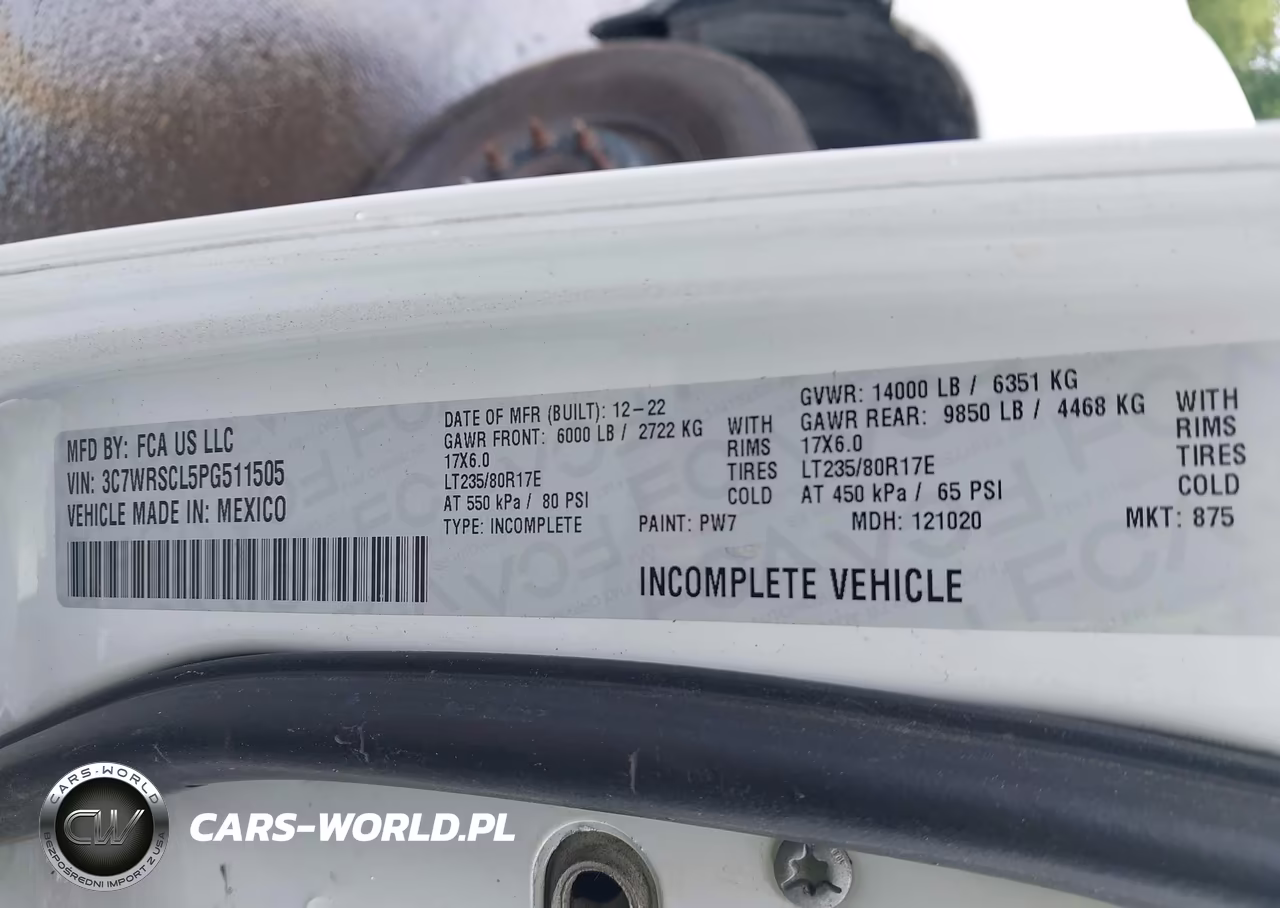 2023 Ram 3500 Chassis Tradesman-Slt-Laramie-Limited VIN:3C7WRSCL5PG511505 - 9