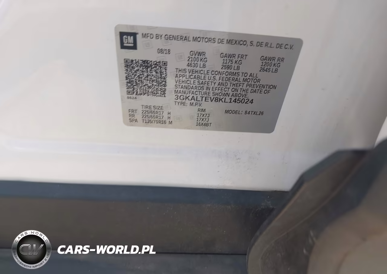 2019 GMC Terrain Sle VIN:3GKALTEV8KL145024 - 9