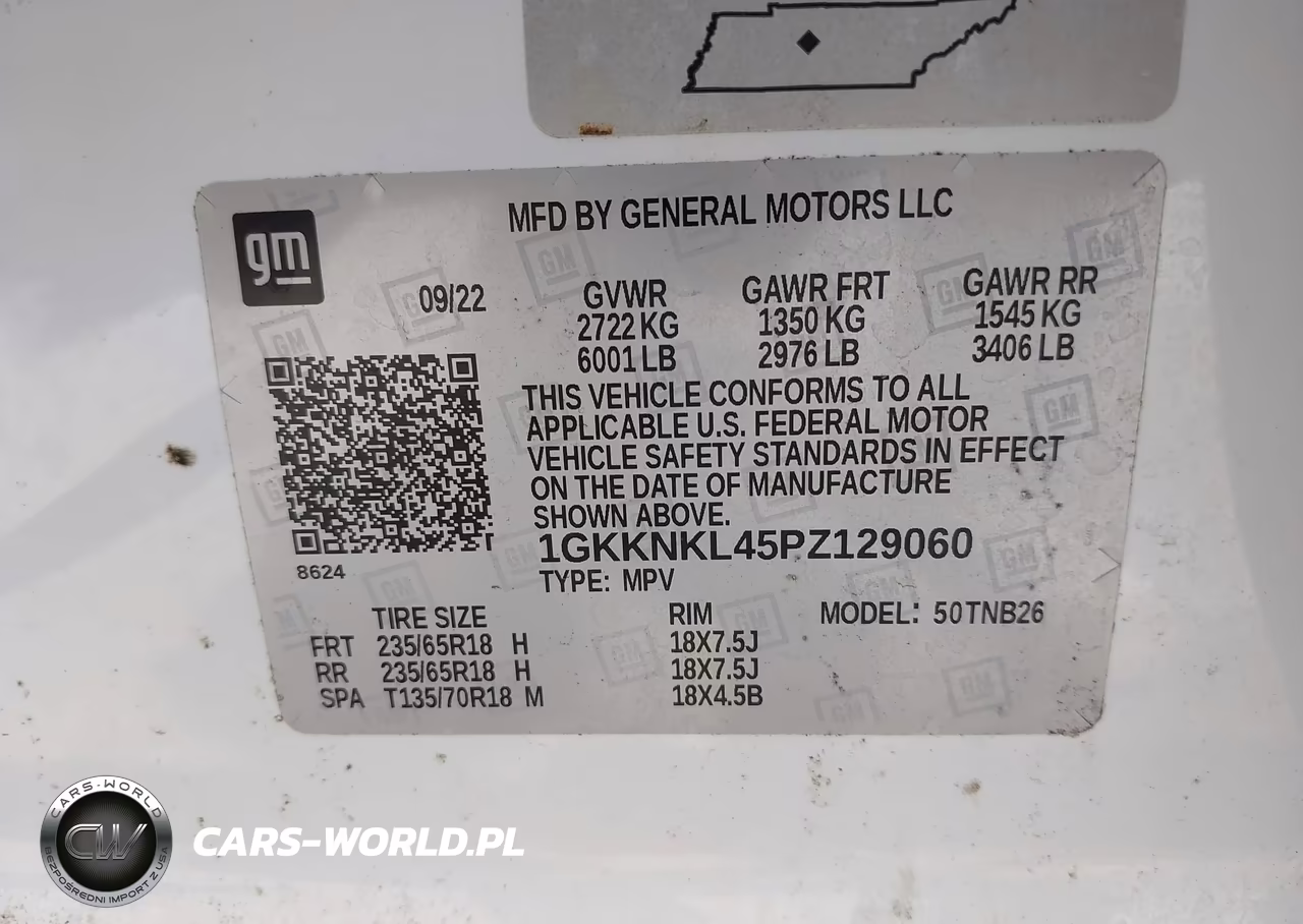 2023 GMC Acadia Fwd Sle VIN:1GKKNKL45PZ129060 - 9