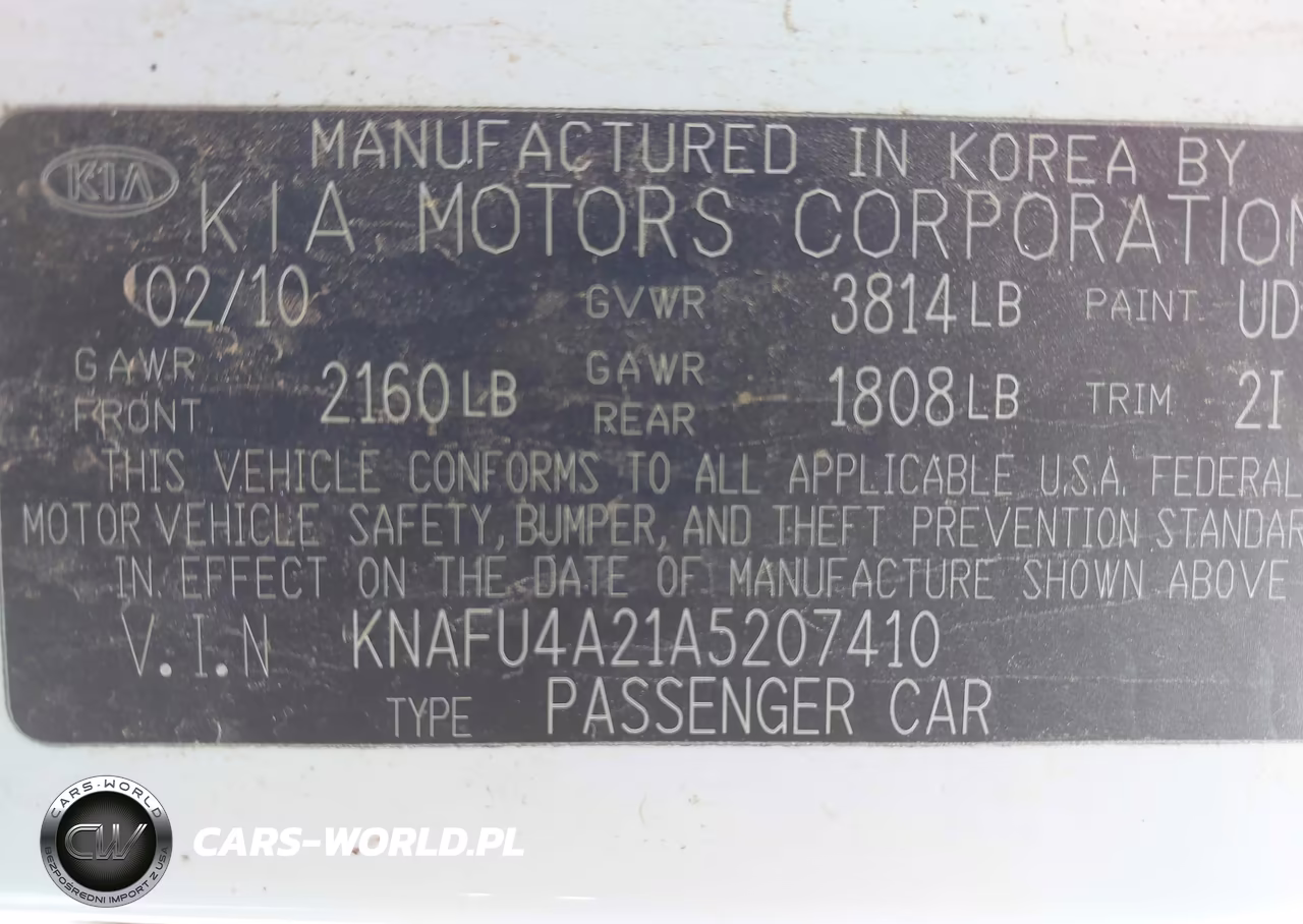 2010 Kia Forte Ex VIN:KNAFU4A21A5207410 - 9