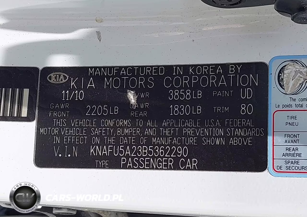 2011 Kia Forte Ex VIN:KNAFU5A23B5362290 - 9