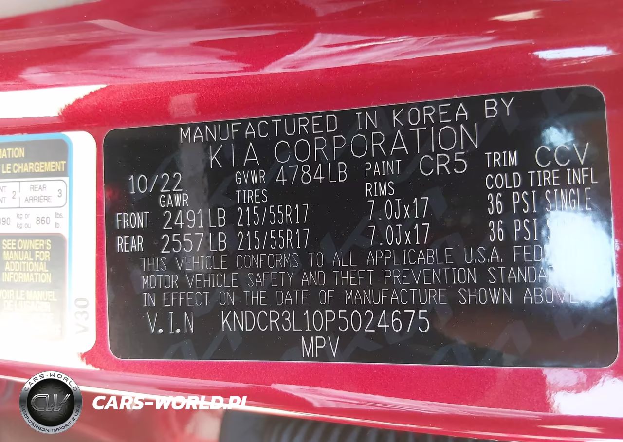 2023 Kia Niro Ev Wind VIN:KNDCR3L10P5024675 - 9
