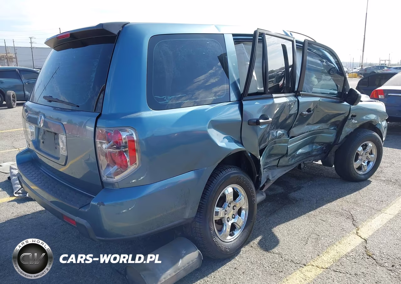2007 Honda Pilot Lx VIN:5FNYF28137B046198 - 4