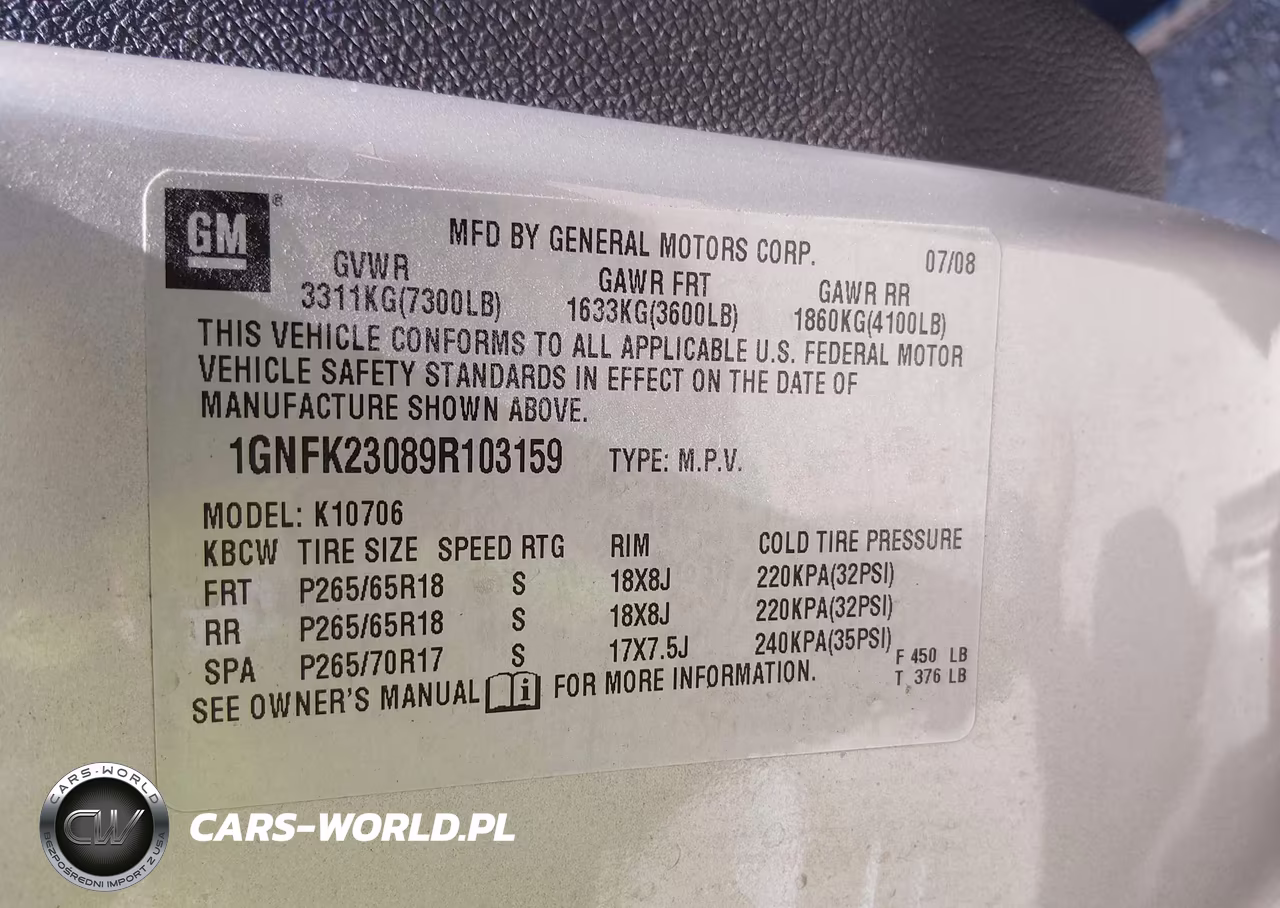 2009 Chevrolet Tahoe Lt2 VIN:1GNFK23089R103159 - 9