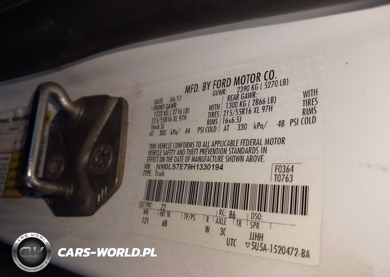 2017 Ford Transit Connect Xl VIN:NM0LS7E79H1330194 - 9