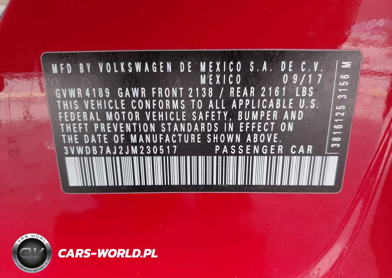2018 Volkswagen Jetta 1.4T Se-1.4T Wolfsburg Edition VIN:3VWDB7AJ2JM230517 - 9