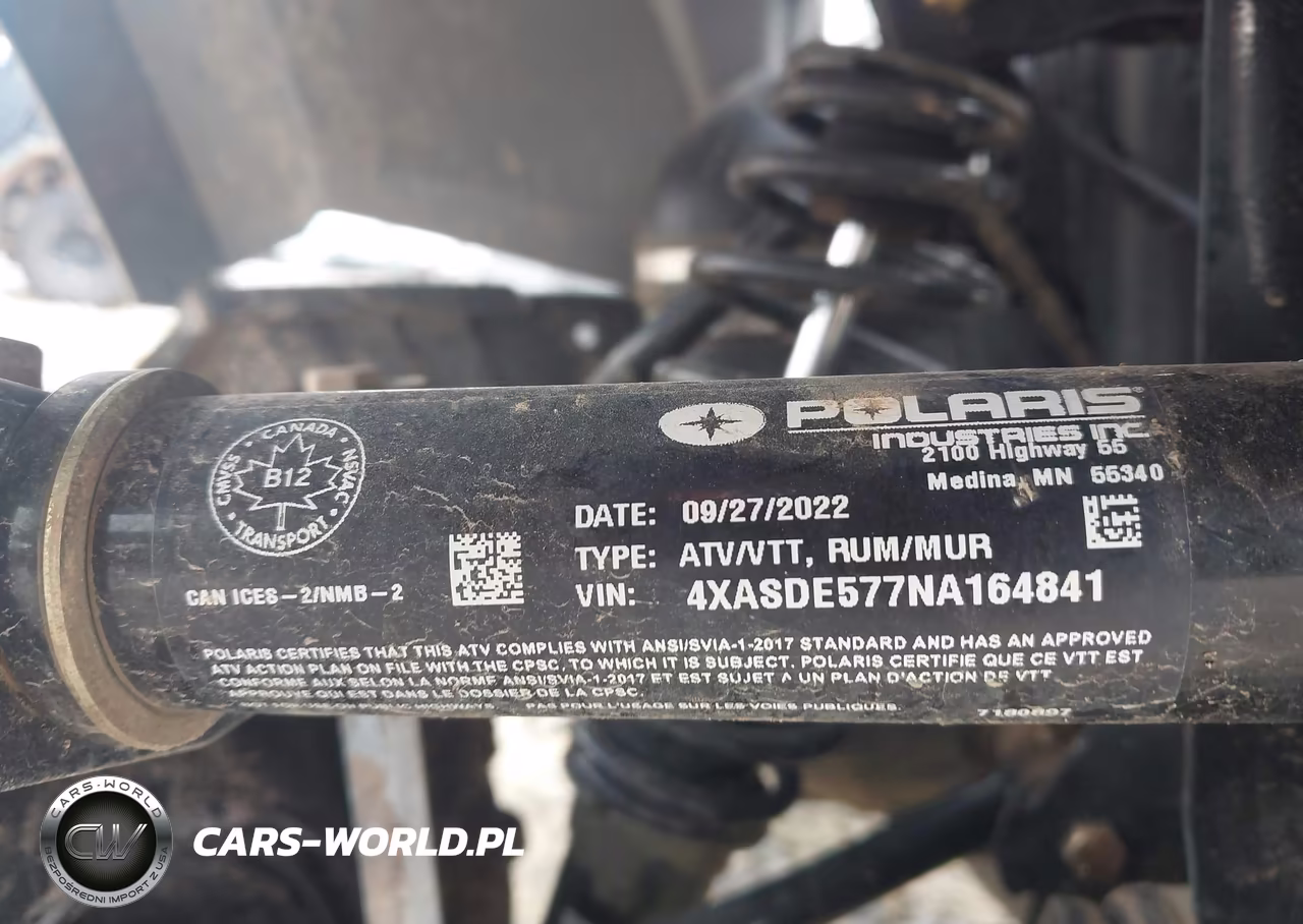 2022 Polaris Sportsman Touring 570 Eps VIN:4XASDE577NA164841 - 10
