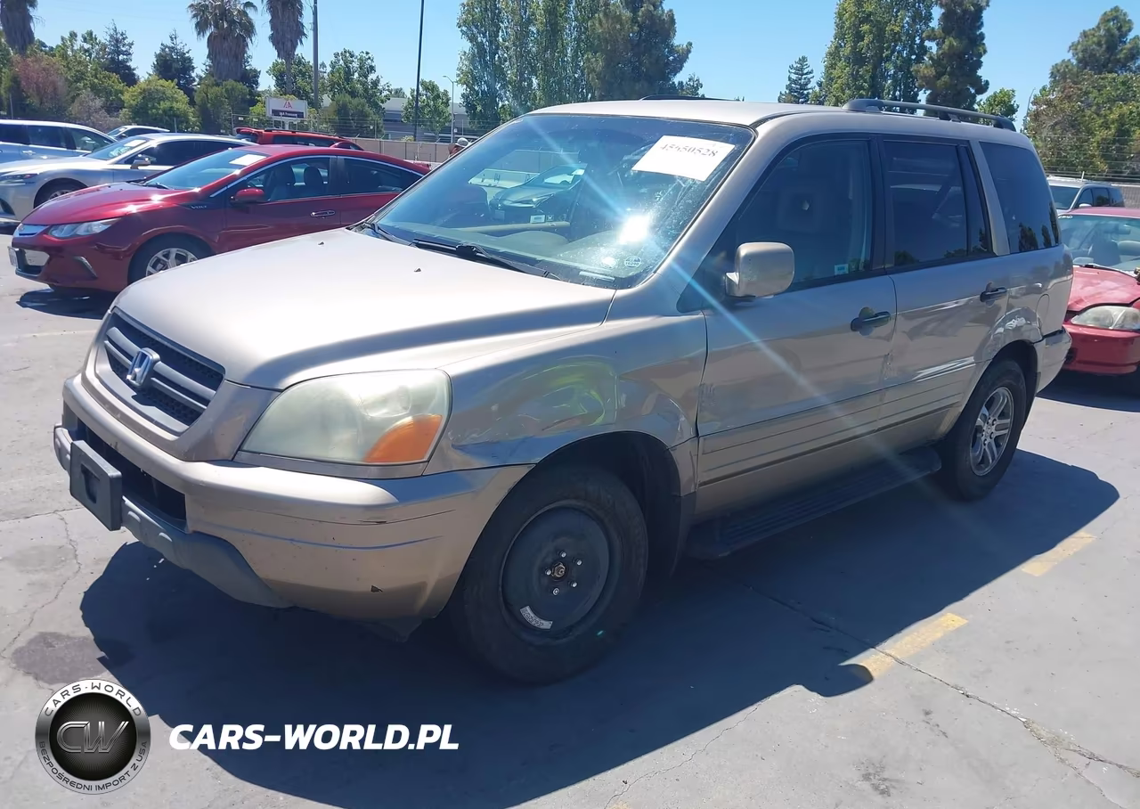 2004 Honda Pilot Ex-L VIN:2HKYF18524H558545 - 2