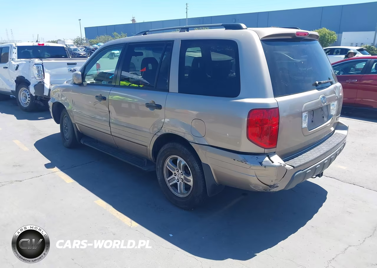 2004 Honda Pilot Ex-L VIN:2HKYF18524H558545 - 3