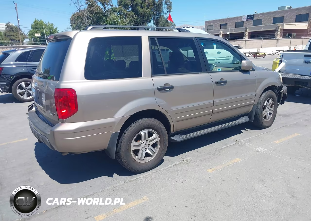2004 Honda Pilot Ex-L VIN:2HKYF18524H558545 - 4