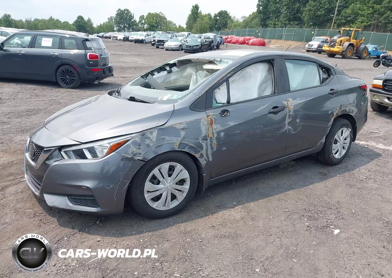 2021 Nissan Versa S Xtronic Cvt VIN:3N1CN8DV1ML807254 - 2