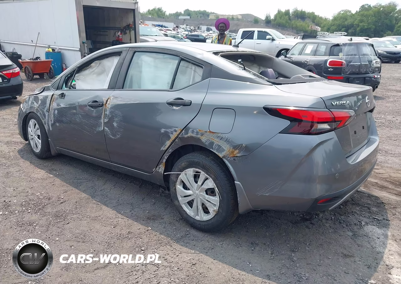 2021 Nissan Versa S Xtronic Cvt VIN:3N1CN8DV1ML807254 - 3