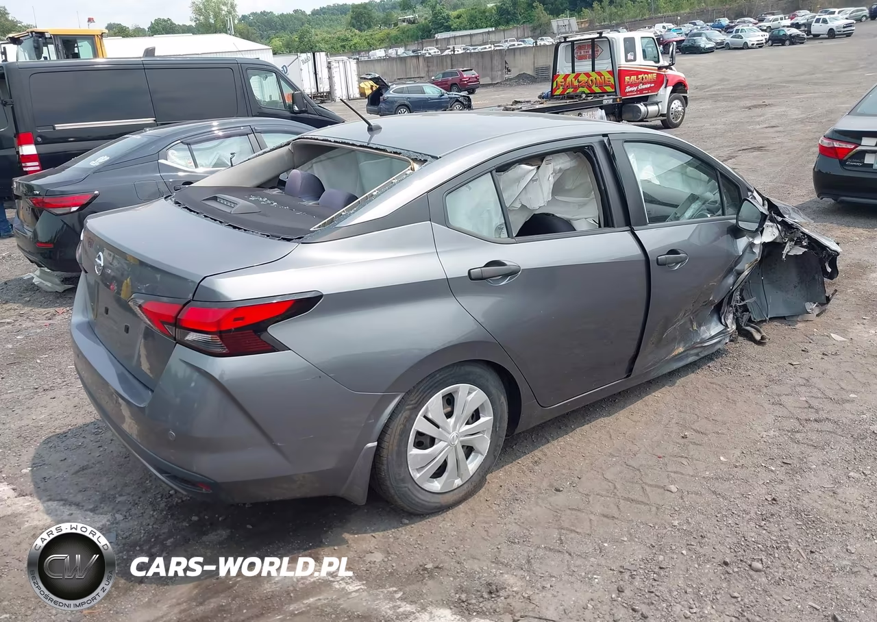 2021 Nissan Versa S Xtronic Cvt VIN:3N1CN8DV1ML807254 - 4