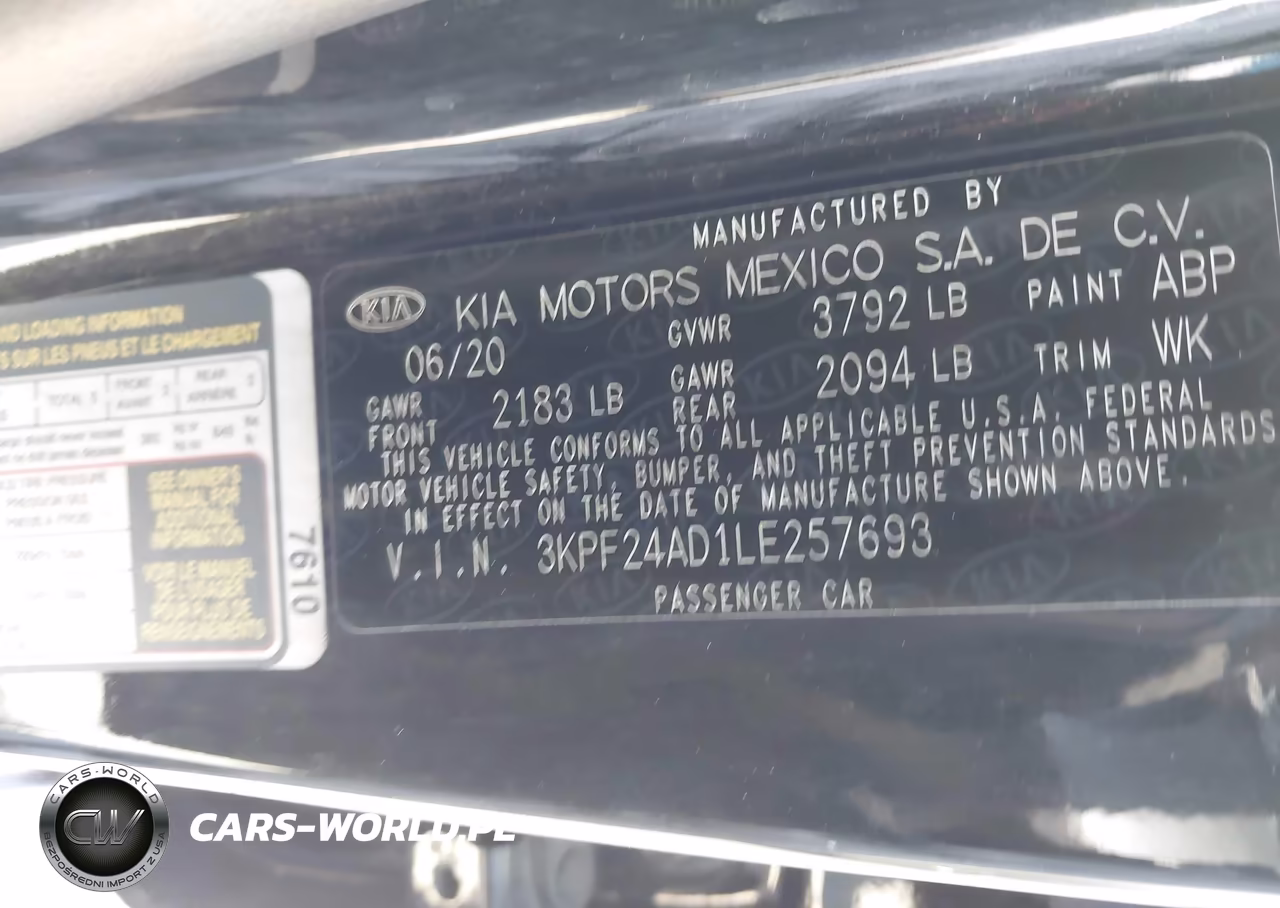 2020 Kia Forte Lxs VIN:3KPF24AD1LE257693 - 9
