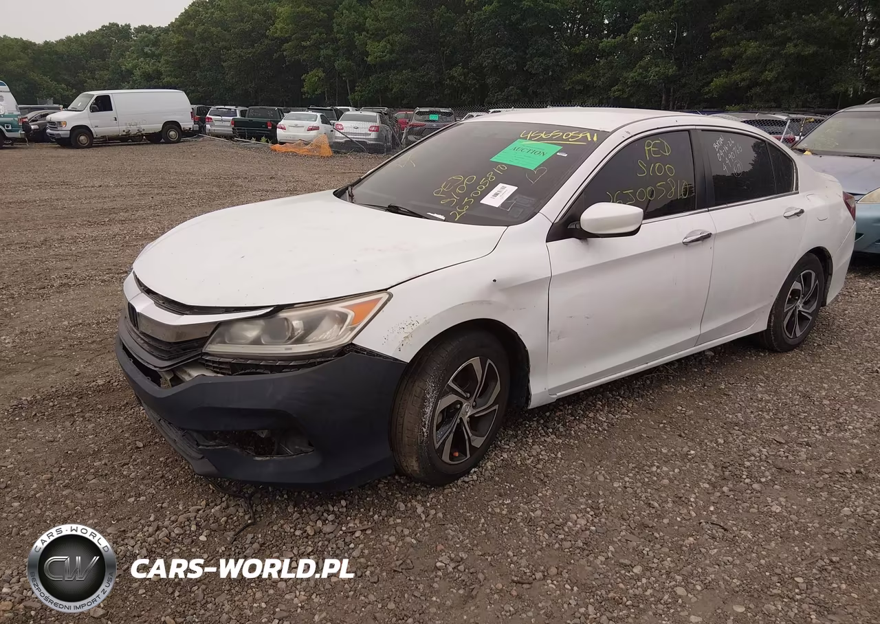 2016 Honda Accord Lx VIN:1HGCR2F33GA098138 - 2