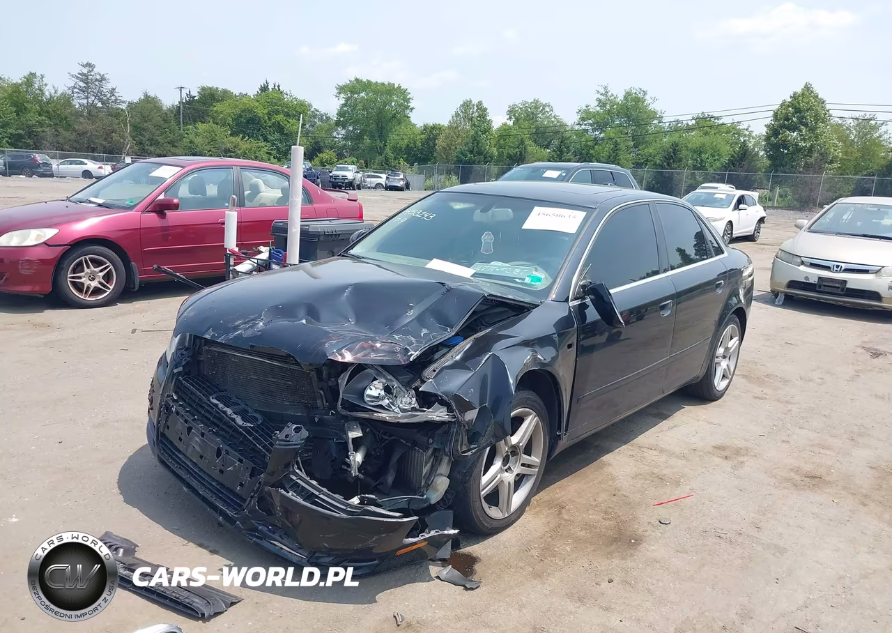 2006 Audi A4 2.0T VIN:WAUDF78E76A037202 - 2