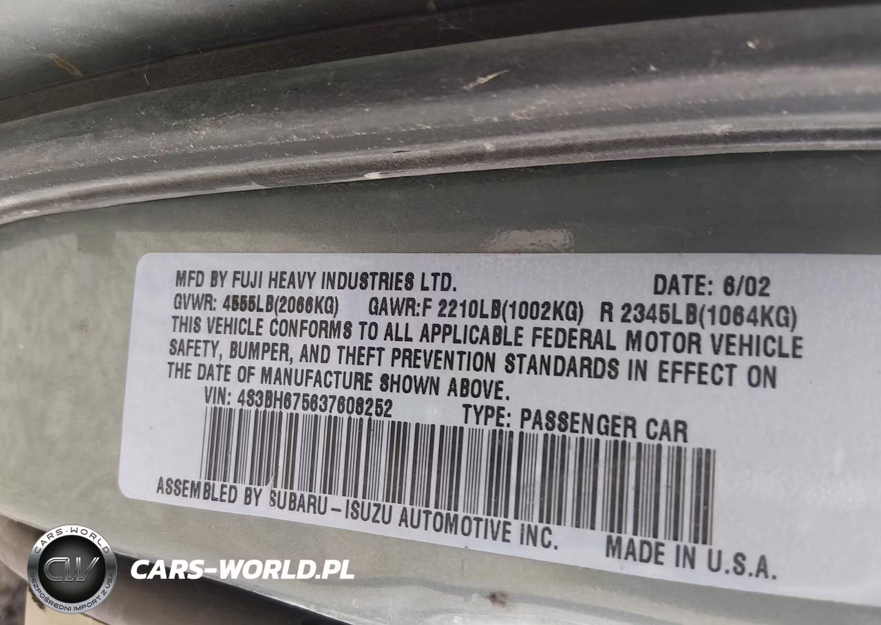 2003 Subaru Outback VIN:4S3BH675637608252 - 9