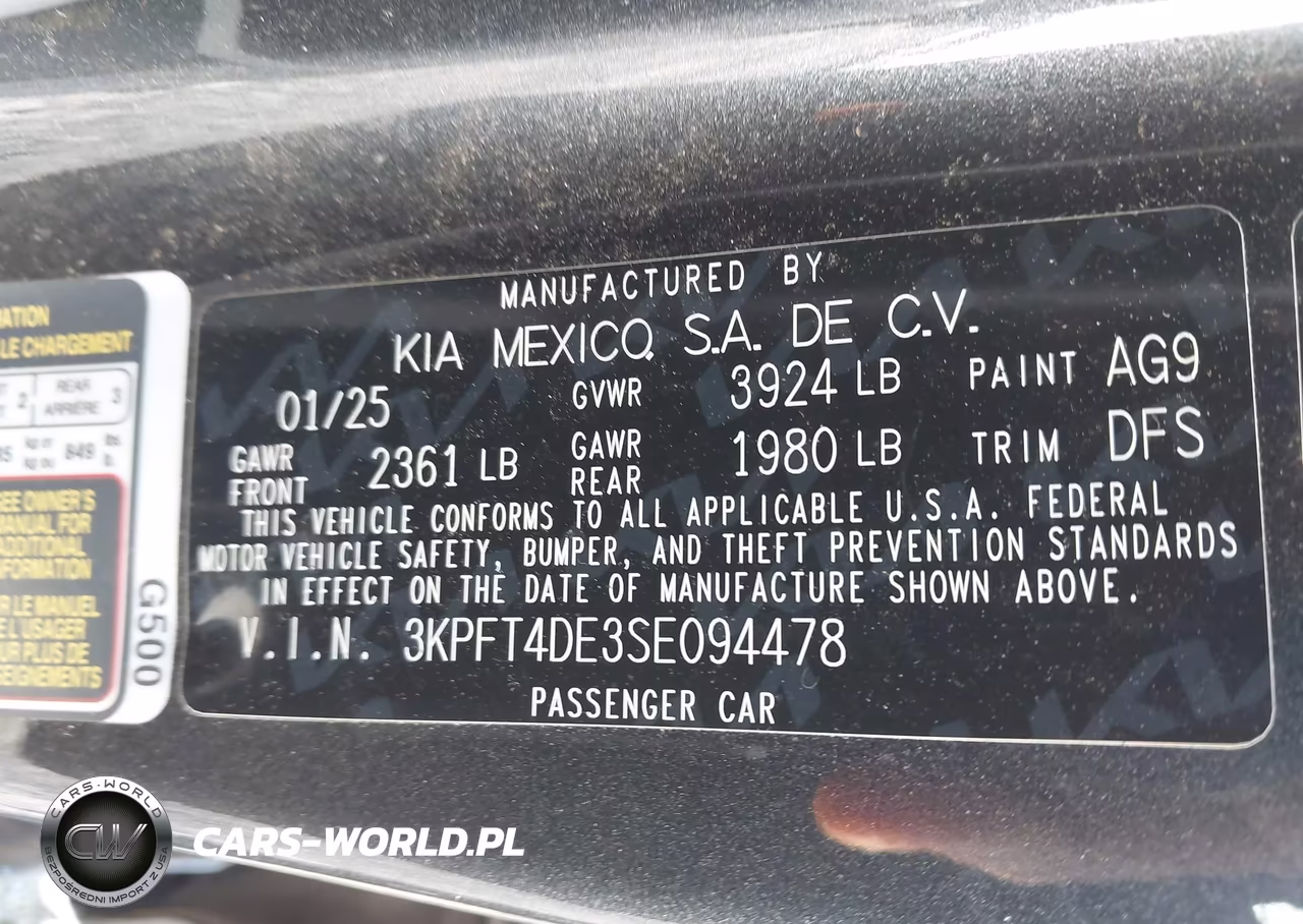 2025 Kia K4 Lxs VIN:3KPFT4DE3SE094478 - 9