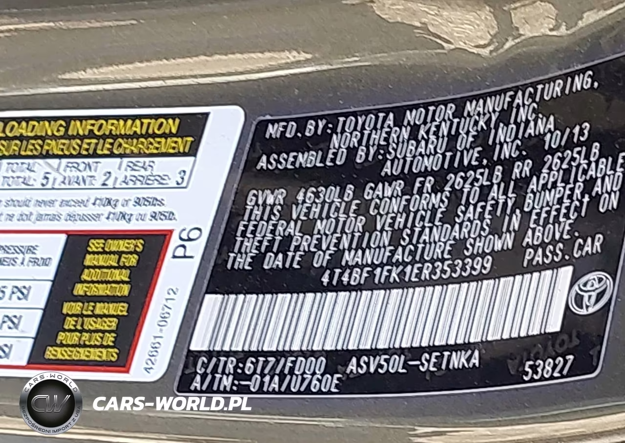 2014 Toyota Camry Le VIN:4T4BF1FK1ER353399 - 9