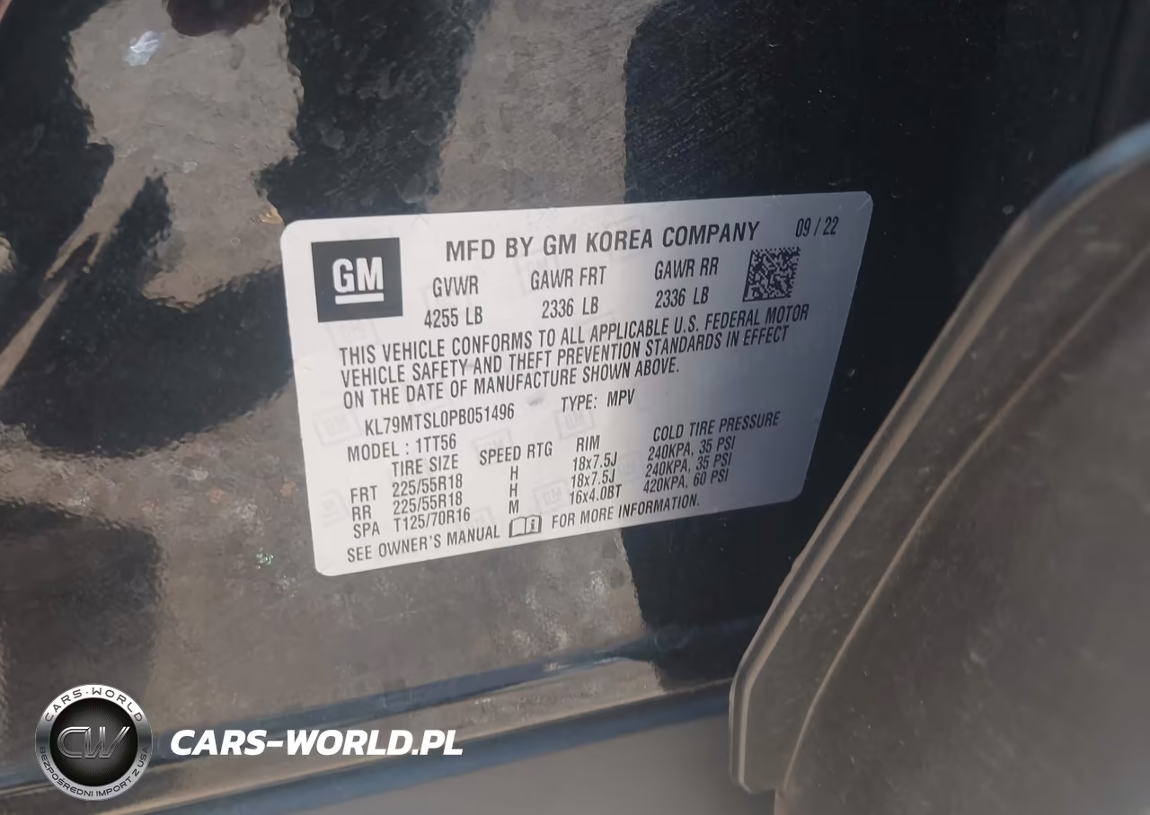 2023 Chevrolet Trailblazer Fwd Rs VIN:KL79MTSL0PB051496 - 9