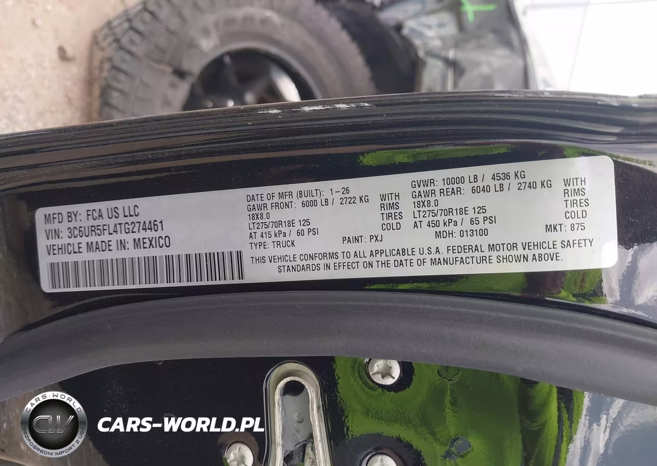2026 Ram 2500 Laramie 4X4 6'4 Box VIN:3C6UR5FL4TG274461 - 9