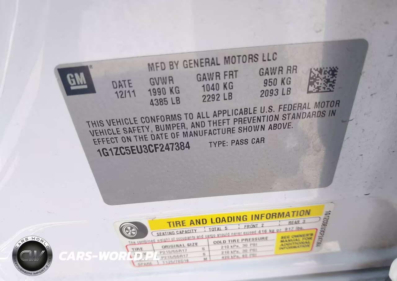 2012 Chevrolet Malibu 1Lt VIN:1G1ZC5EU3CF247384 - 9
