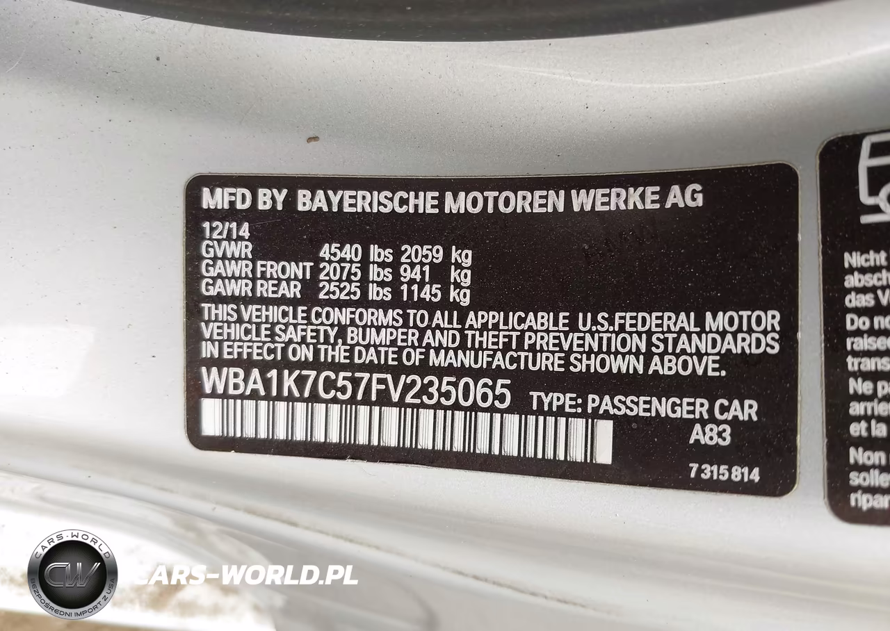 2015 BMW 228I xDrive VIN:WBA1K7C57FV235065 - 9