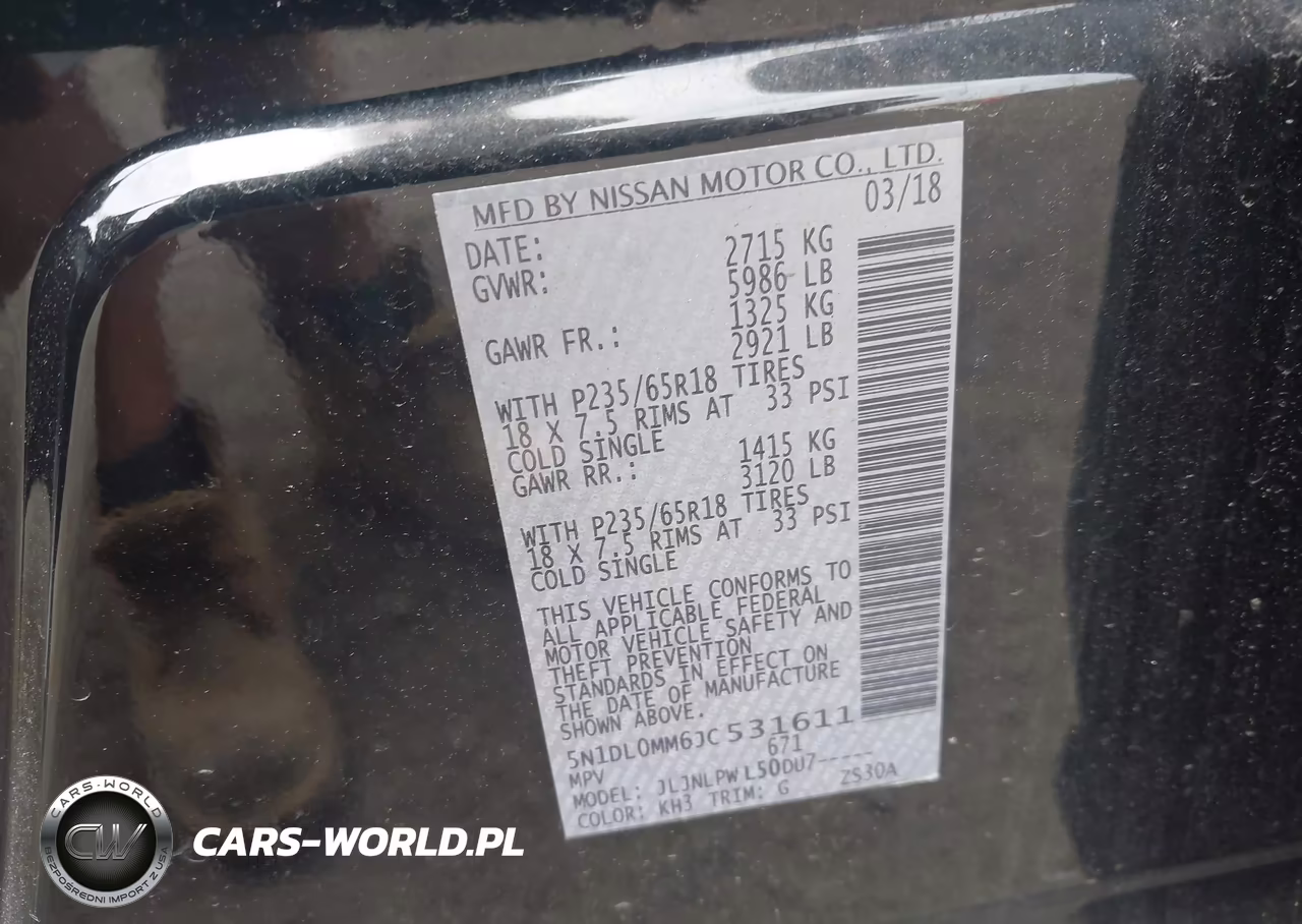 2018 Infiniti Qx60 VIN:5N1DL0MM6JC531611 - 9