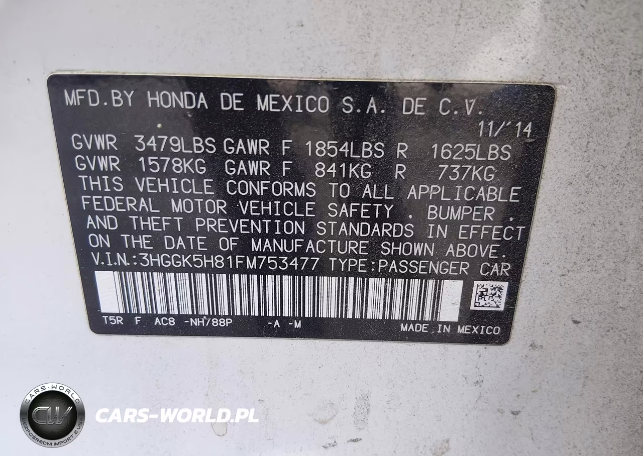 2015 Honda Fit Ex-Ex-L VIN:3HGGK5H81FM753477 - 9